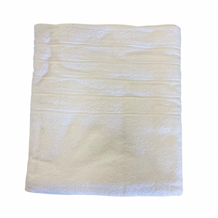 Plain Bath Towels 600GSM (White)