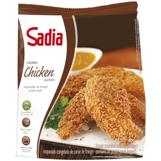 Sadia crumbed chicken portions 400g
