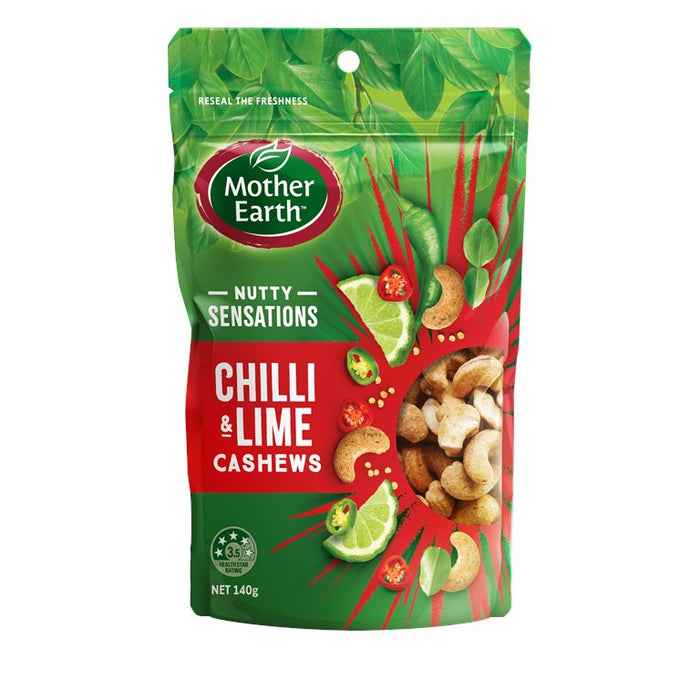 Mother Chilli n Lime Cashews 140g