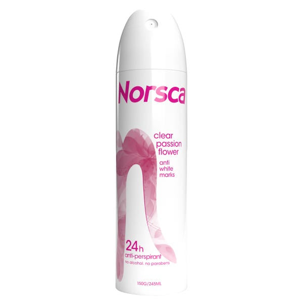 Norsca Aerosol Clear Passion Flower 150g