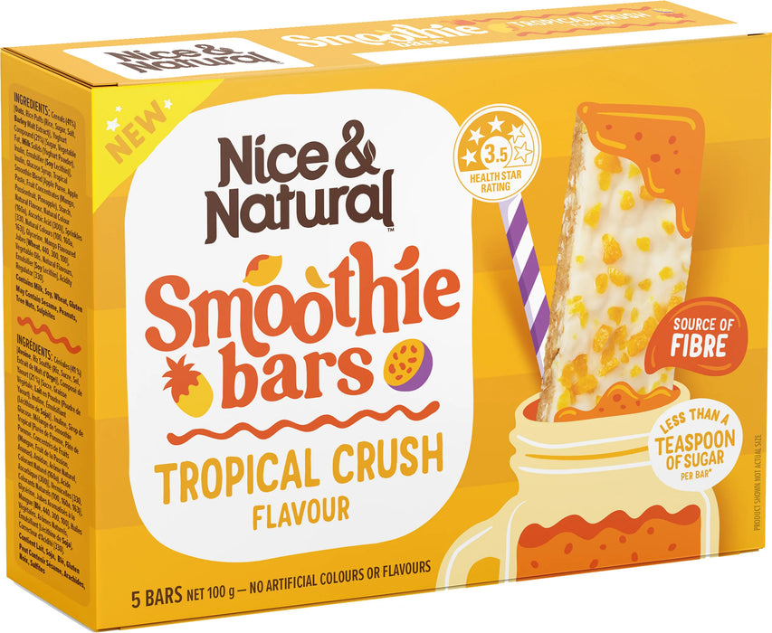 Nice and Natural Smoothie Bar 5x 100g (Tropical Crush)