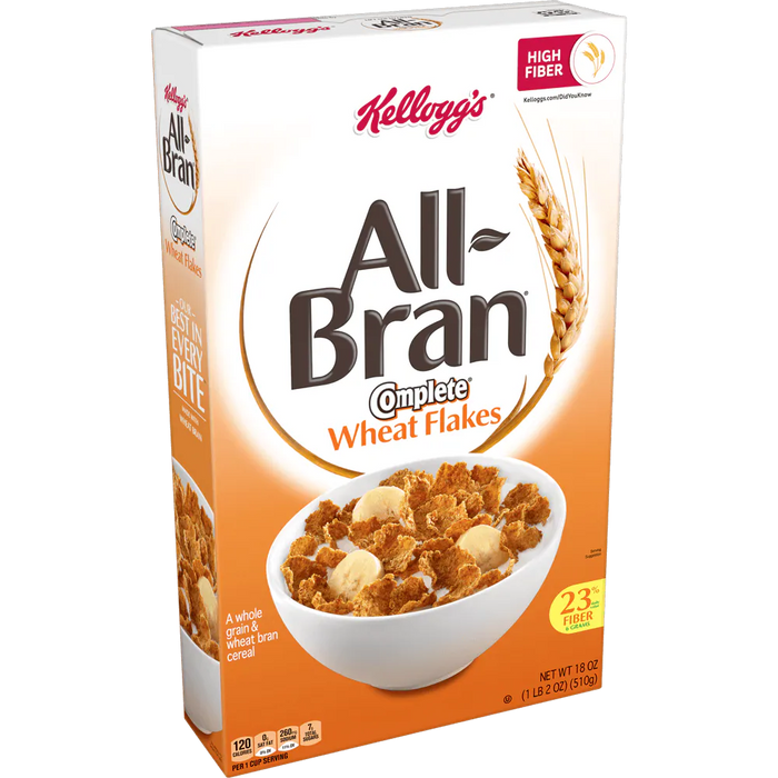 Kellogg’s All bran wheat flake cereal 28oz