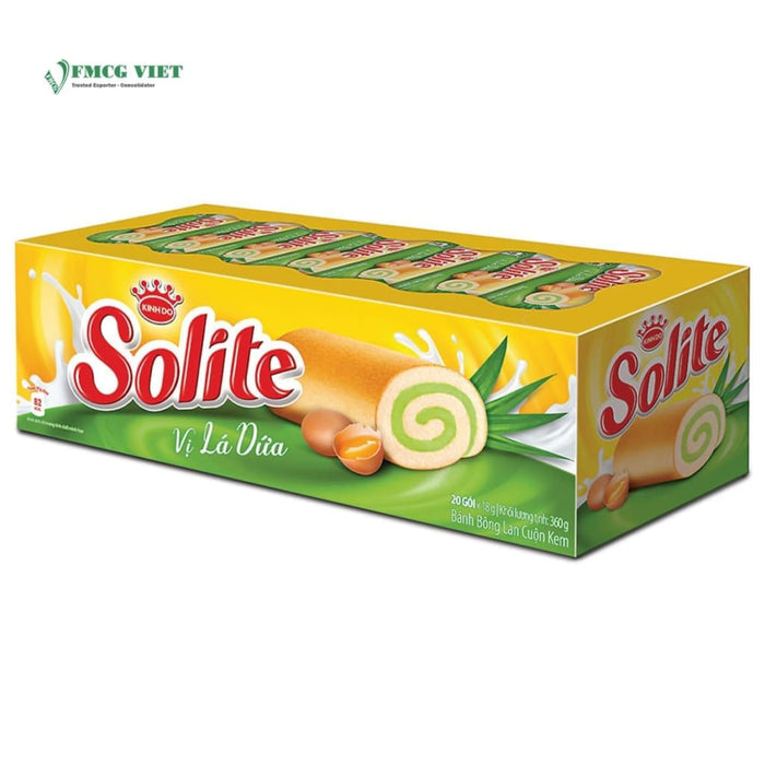Solite Cake 18x 20g (pandan)