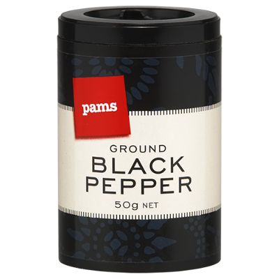 Pam’s Ground Black Pepper 50g