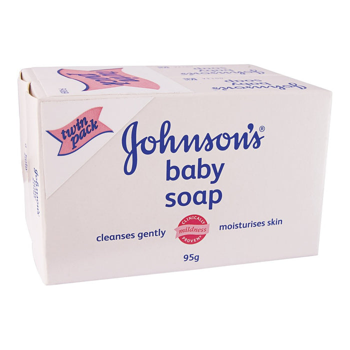 Johnsons Soap (twin pack) 95g