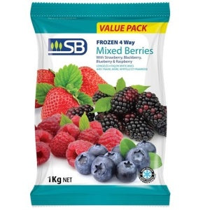 SB Frozen fruits mixed berries 1kg