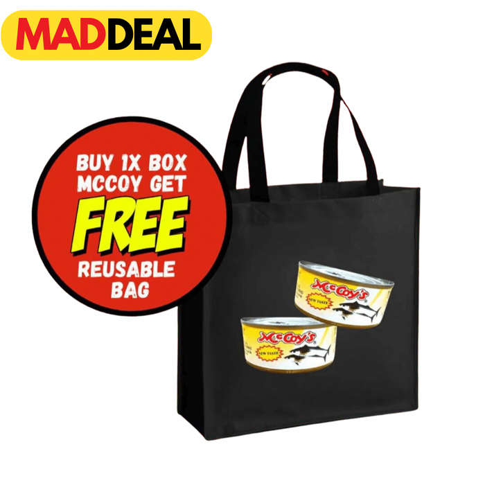 McCoy Tuna Box 12x 5.5oz (get FREE  REUSABLE BAG)