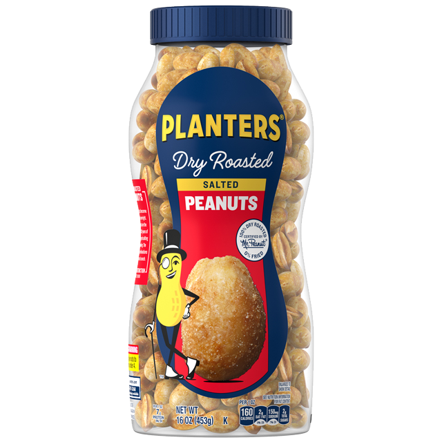 Planters Dry Roasted Peanuts 16oz