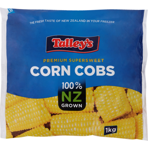 Talley’s Frozen Corn Cobs 1kg