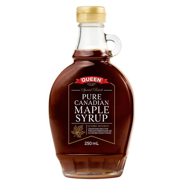 Queen pure canadian maple syrup 250mls