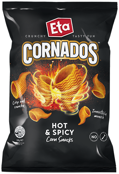 ETA Cornados hot & spicy 100g