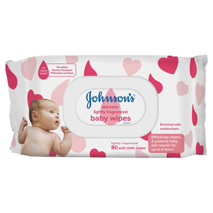 Johnsons Baby Skincare Wipes 80s