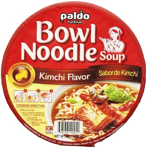 Paldo Kim chi bowl noodles 86g