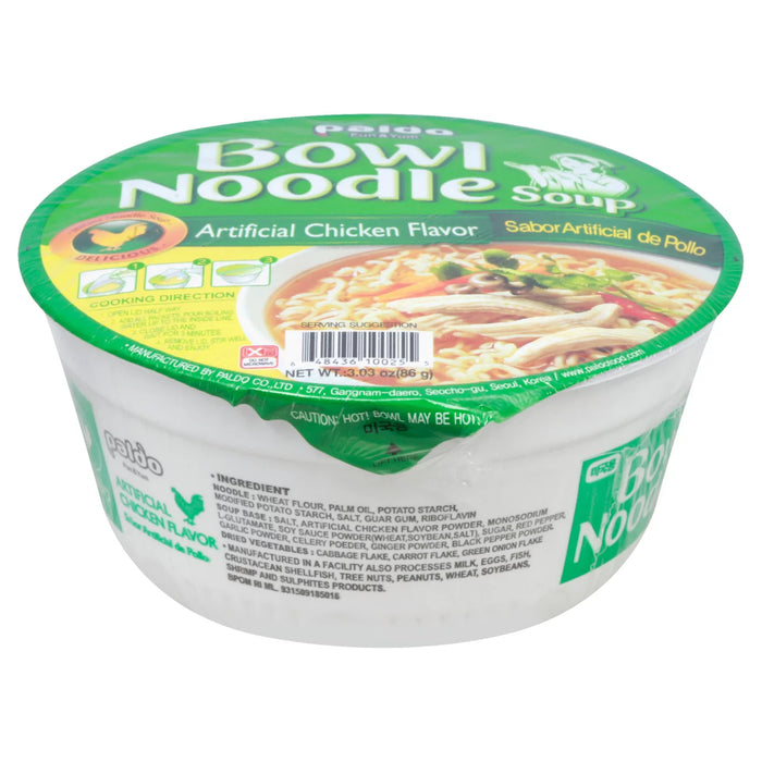 Paldo chicken bowl noodles 86g