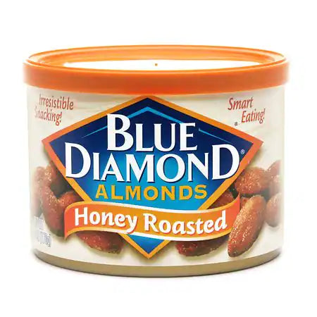 Blue Diamond almonds honey roasted 6oz