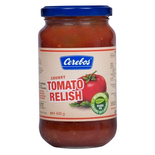 Cerebos tomato relish 400g