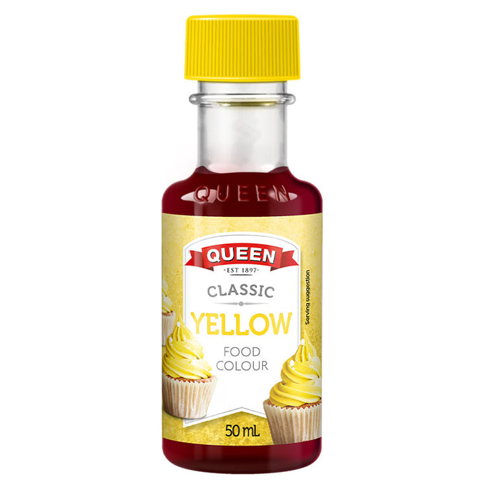 Queens food coloring yellow 50mls