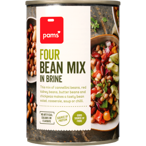 Pam’s Four Bean Mix 420g