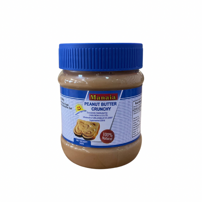 Manaia Crunchy Peanut Butter 340g
