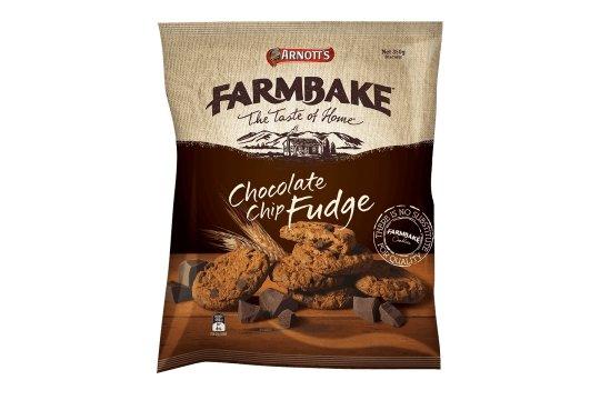 Arnotts Farmbake Choc Fudge Cookies 350g - MADPACIFIC