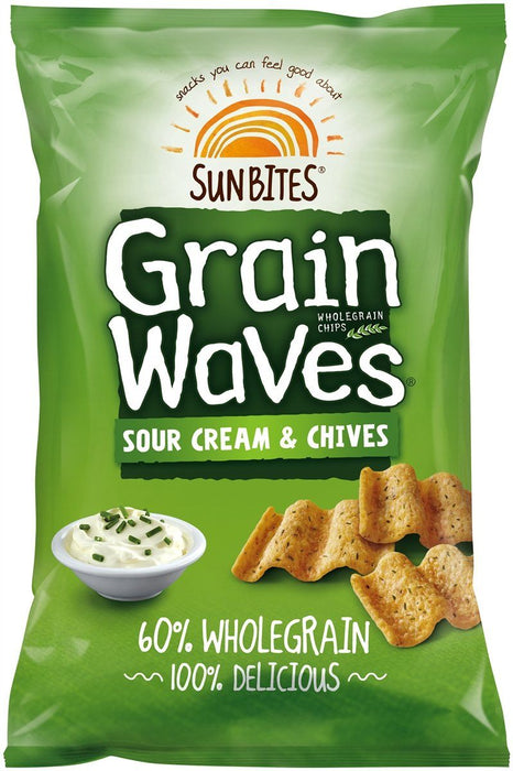 Grain Waves Sour Cream & Chives 140g