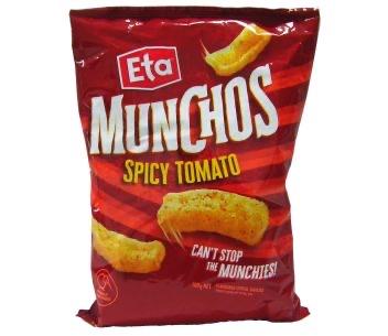 Eta Munchos Spicy Tomato Flavour Snack 100g