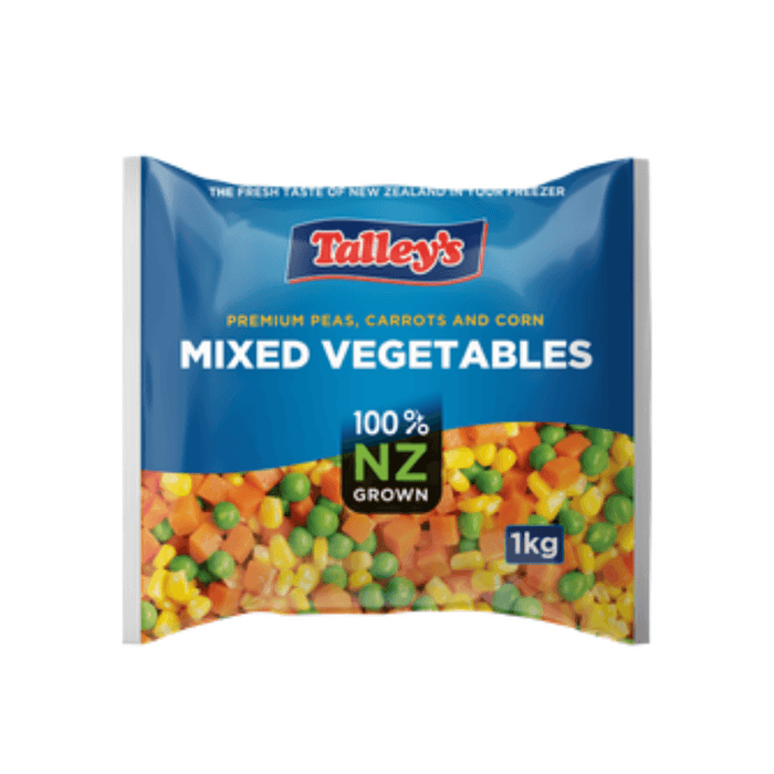 Talley’s Mixed Vegetables 1kg