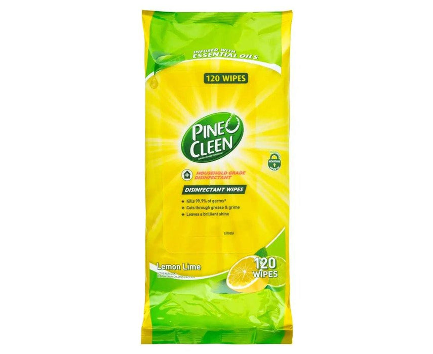 Pineocleen Lemon Lime 120 Wipes