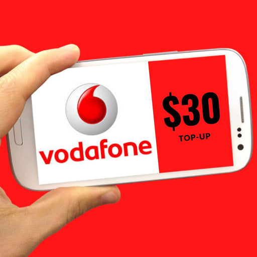 Vodafone top-up $30 - MADPACIFIC